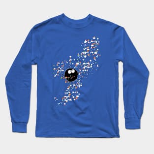 blowing rainbow bubbles Long Sleeve T-Shirt